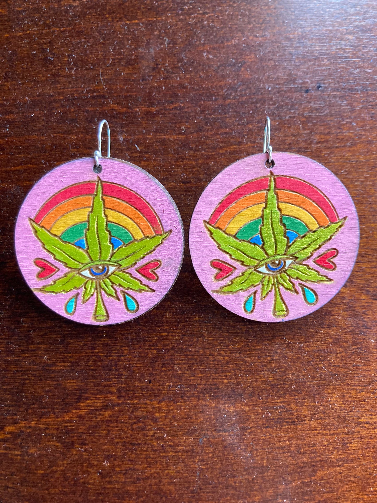 Canna Rainbow Earrings