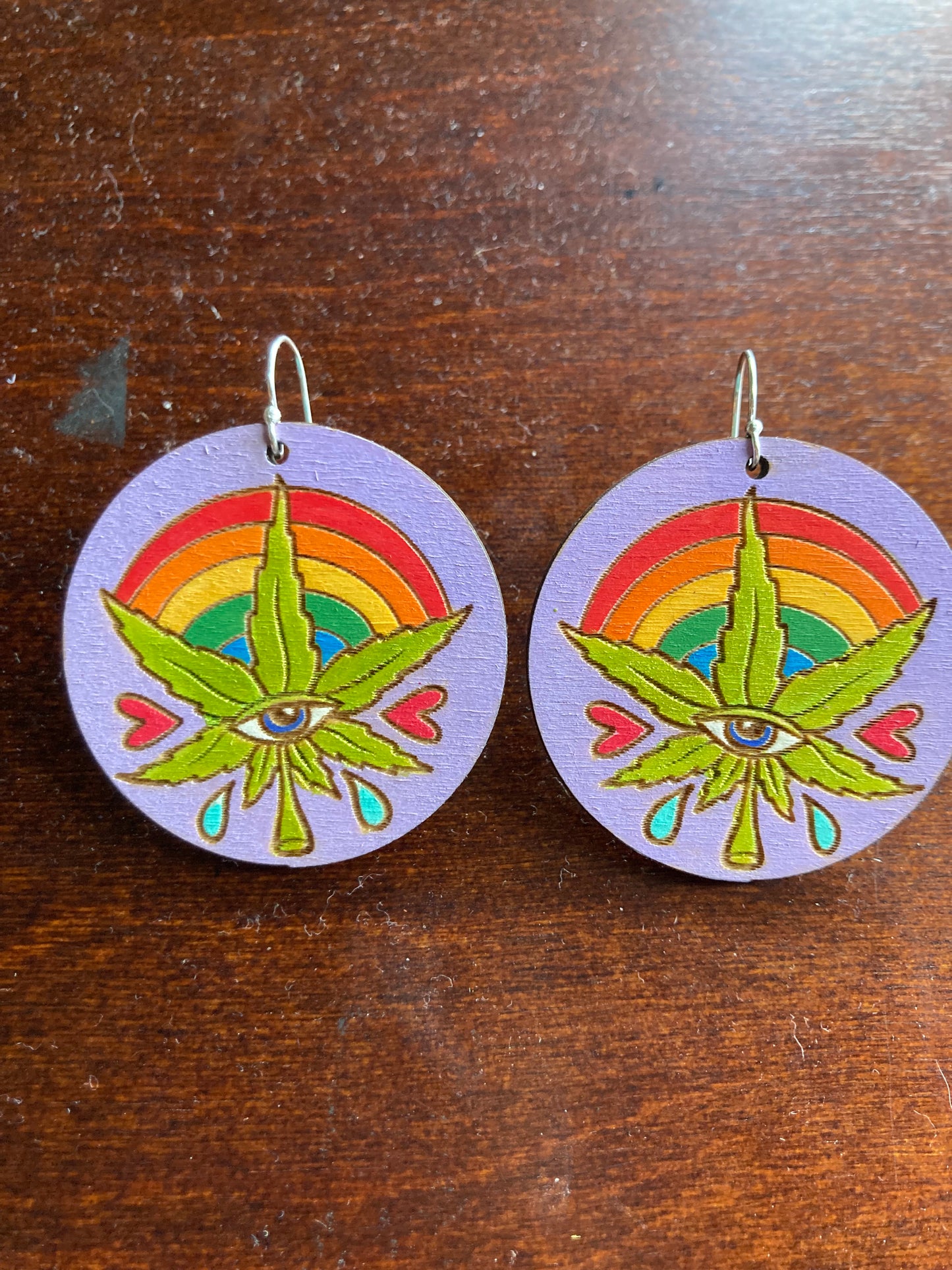 Canna Rainbow Earrings