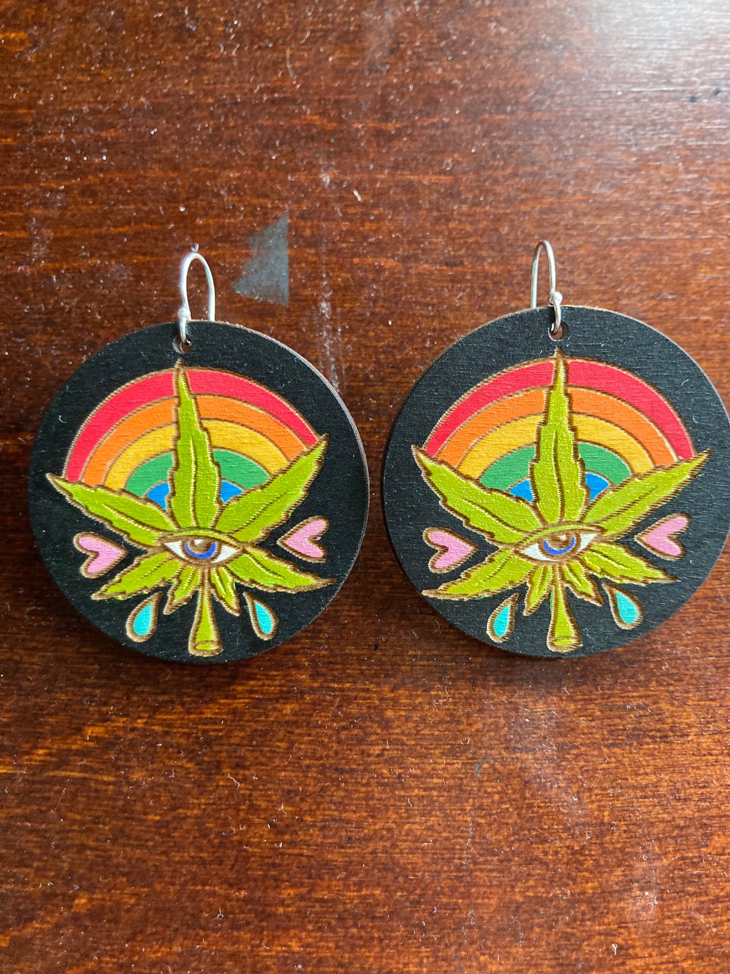 Canna Rainbow Earrings