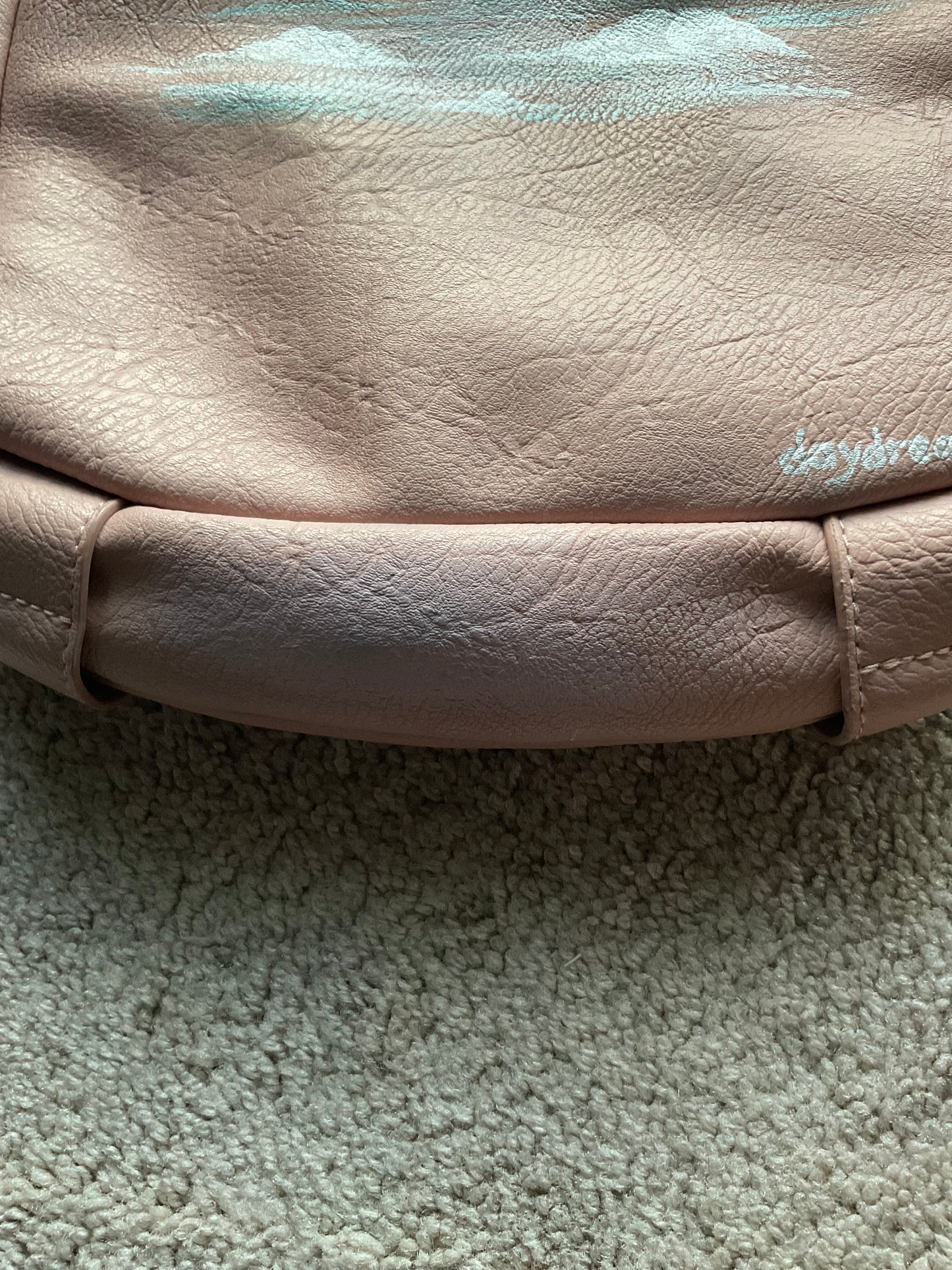 Moth and Clouds pale pink crossbody