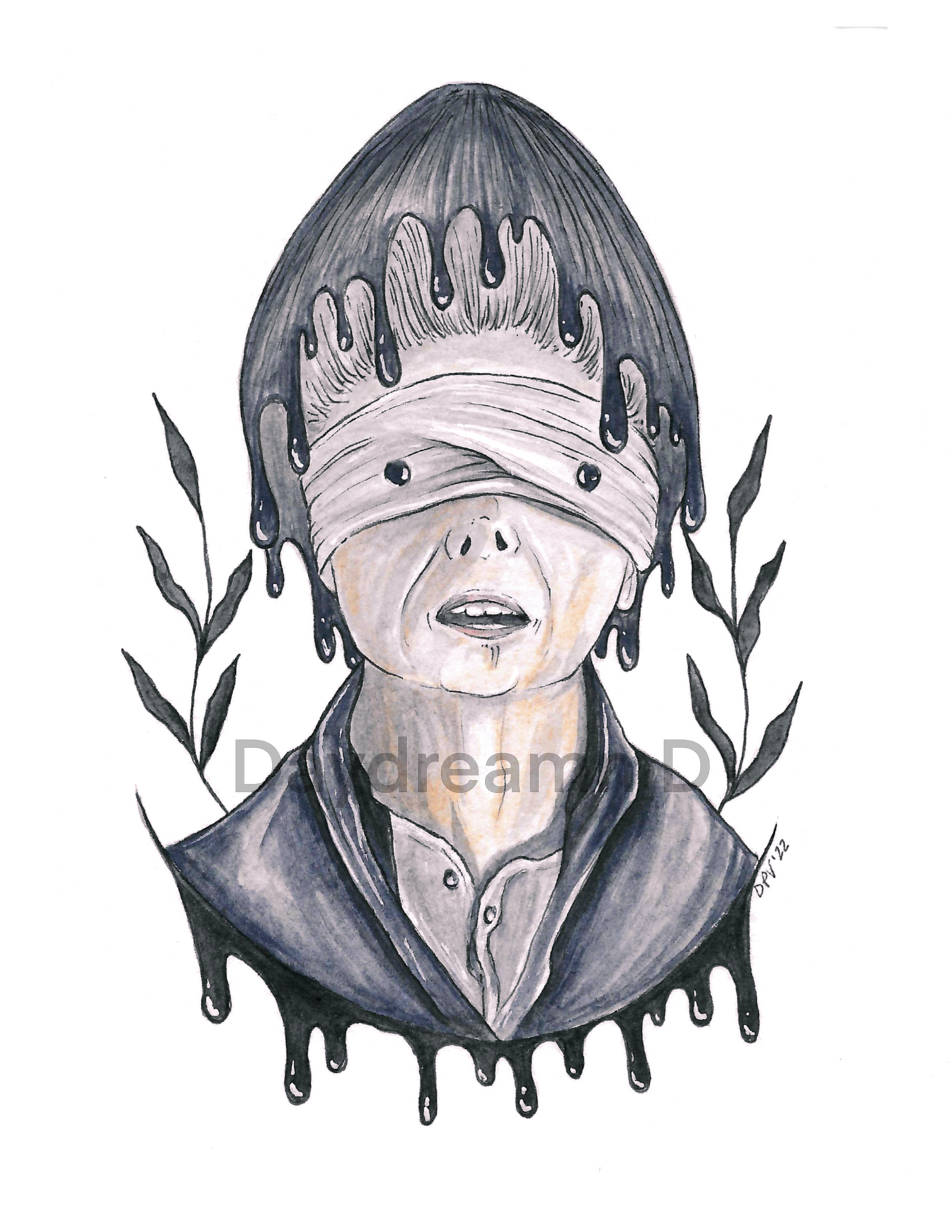 Blind Prophet Bowie Mushroom Giclee Print