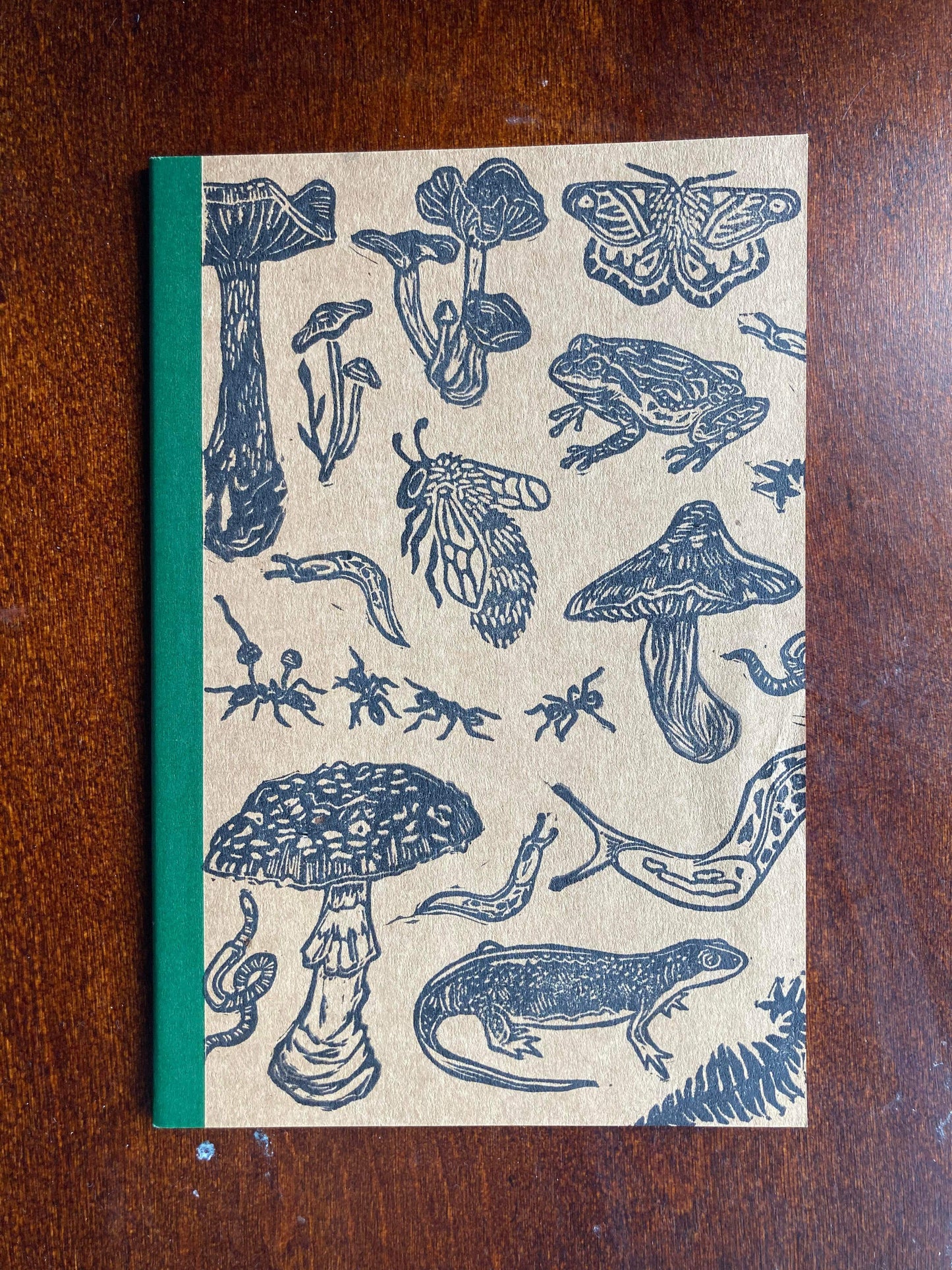 Hand Stamped Cover - Lined Journals