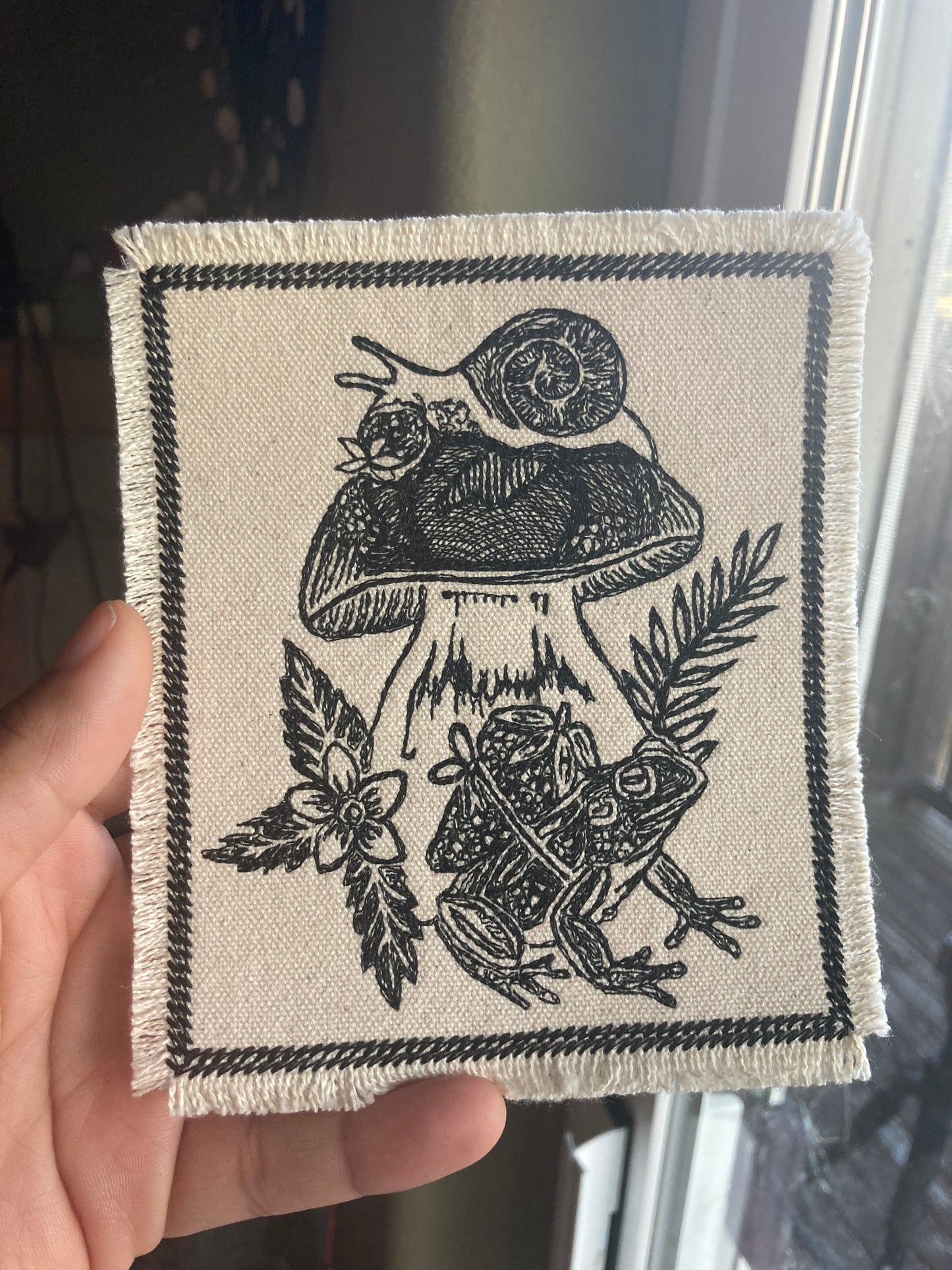 Springtime in the Forest embroidered patch