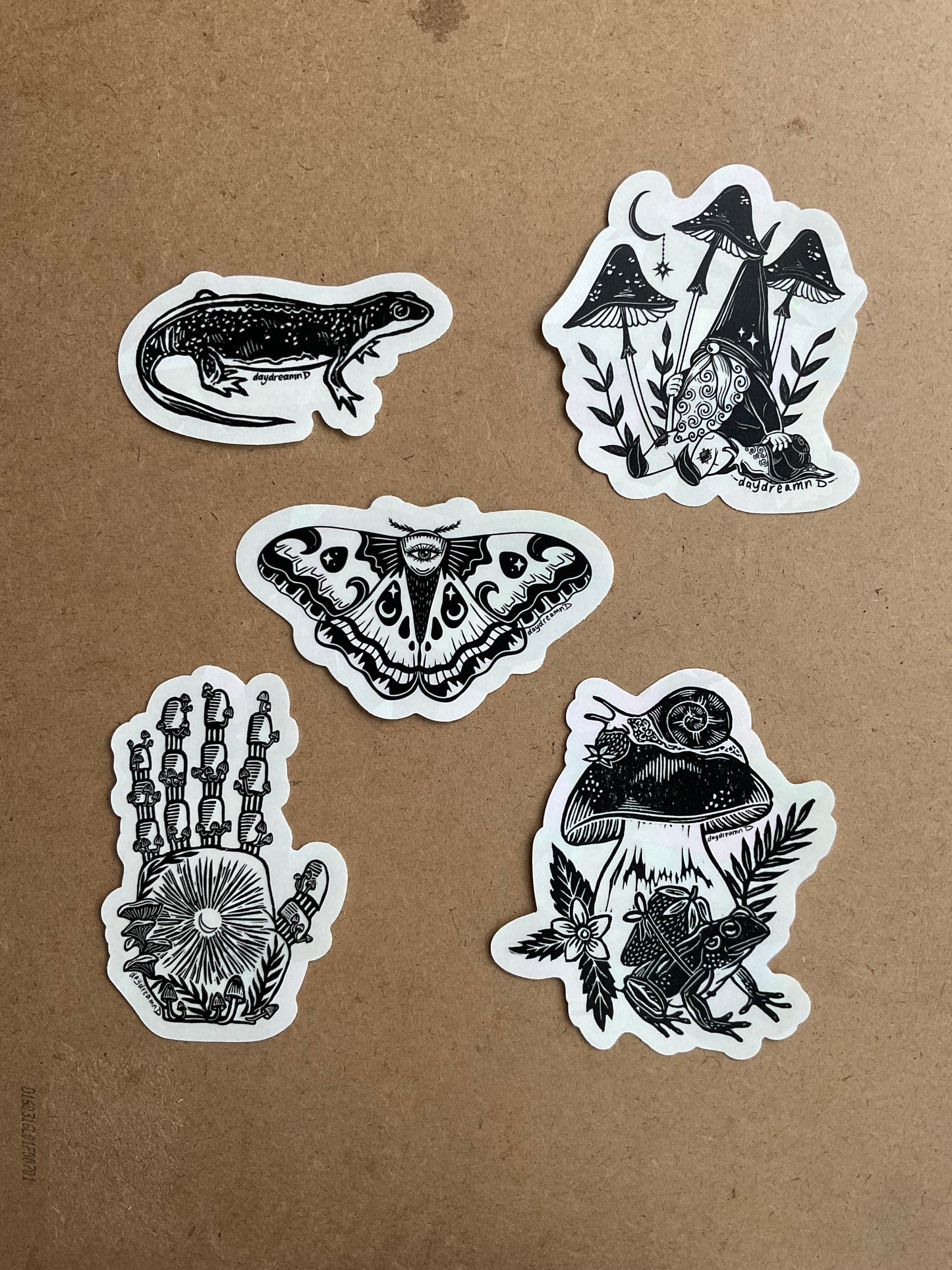 Moth Eye Suncatcher Sticker