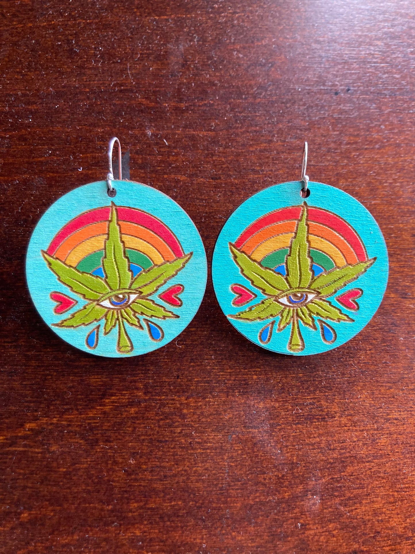 Canna Rainbow Earrings