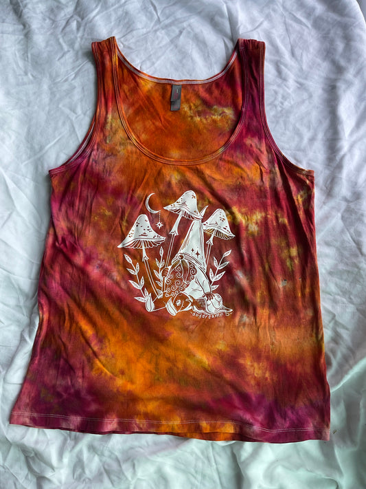 L Tie Dye Gnome Tank