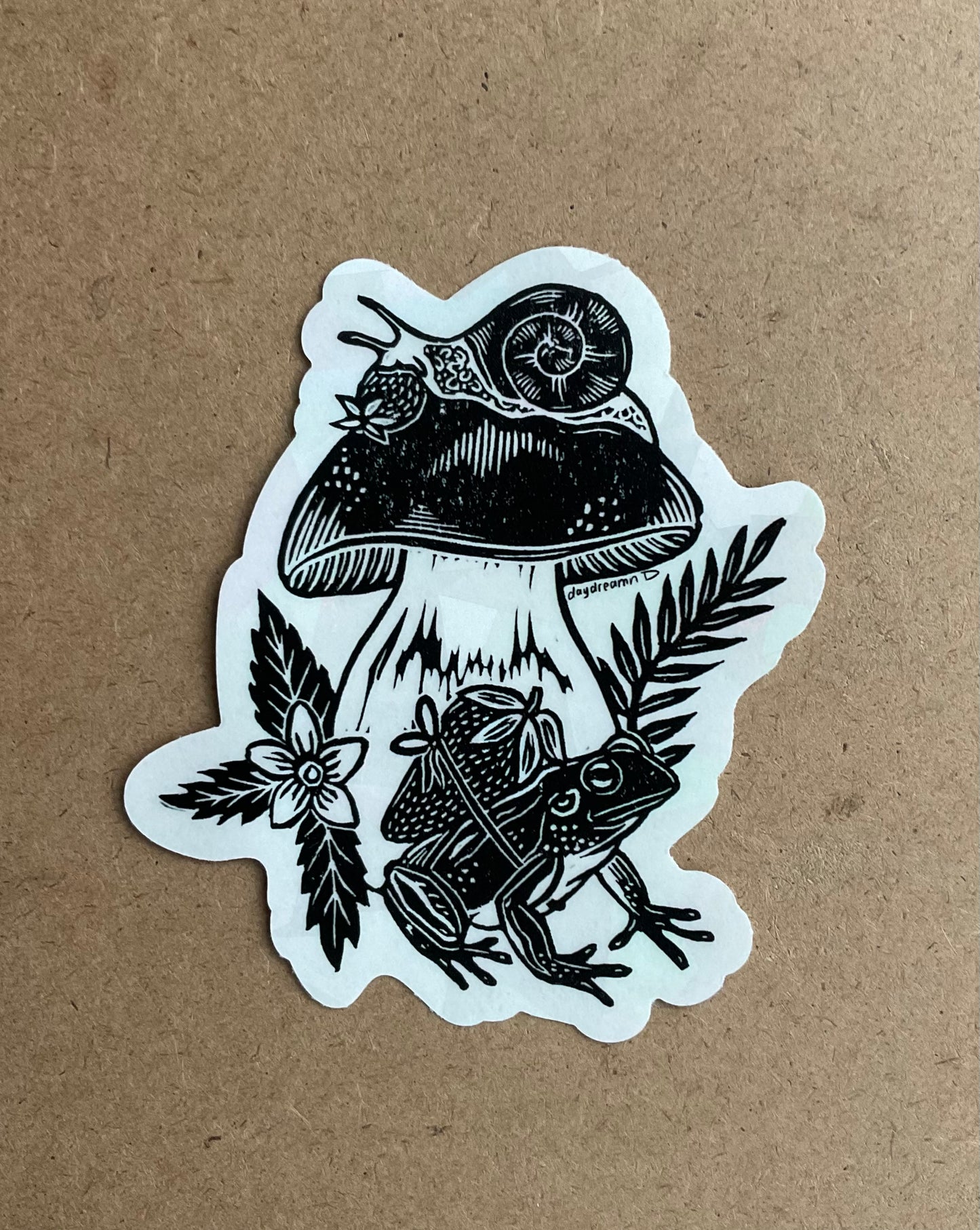 Springtime in the Forest Suncatcher Sticker