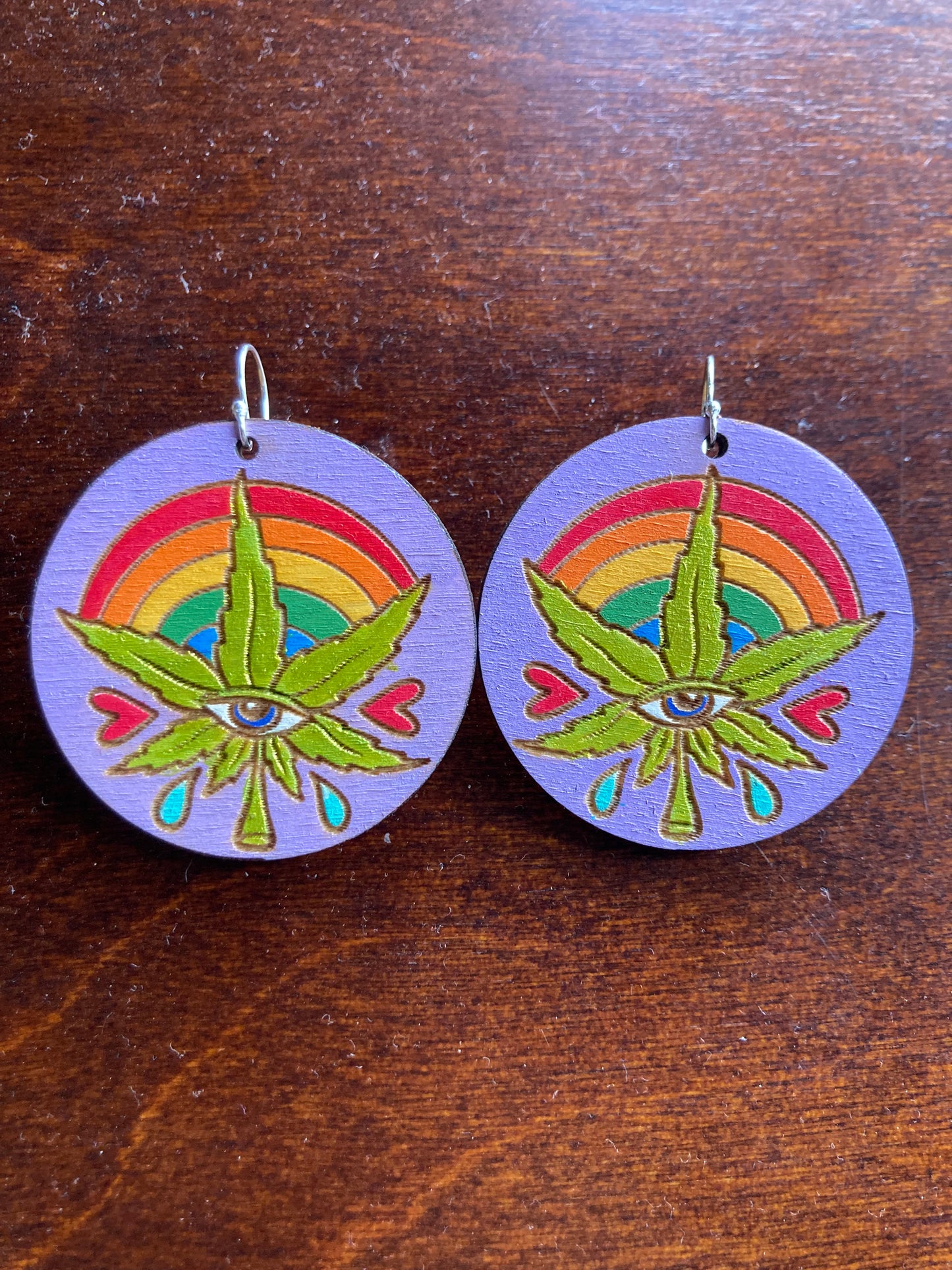 Canna Rainbow Earrings