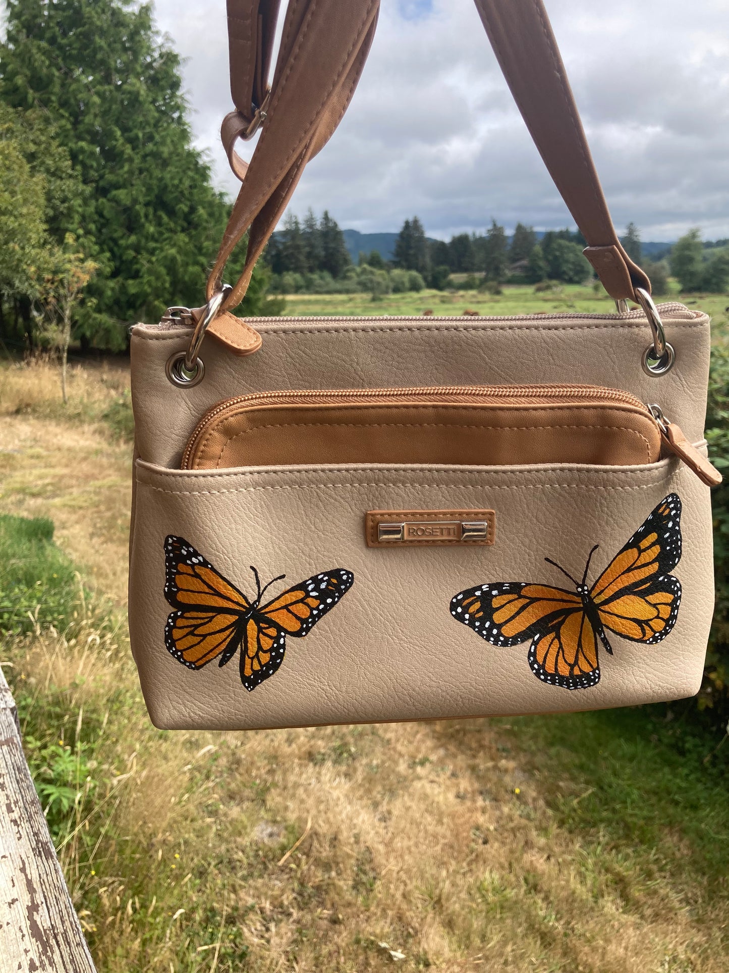 Monarch butterfly bag