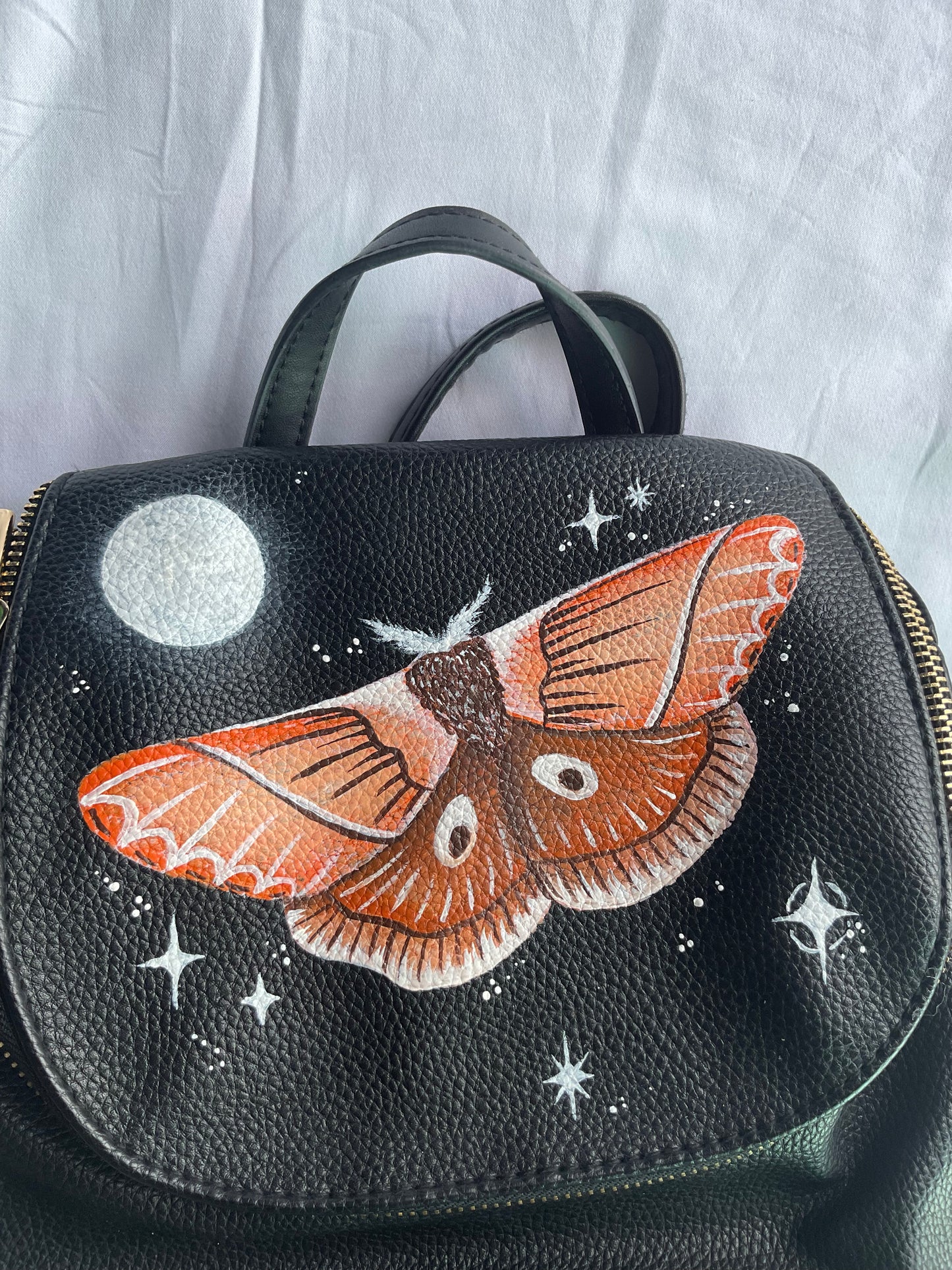 Moth and Moon Backpack/Crossbody