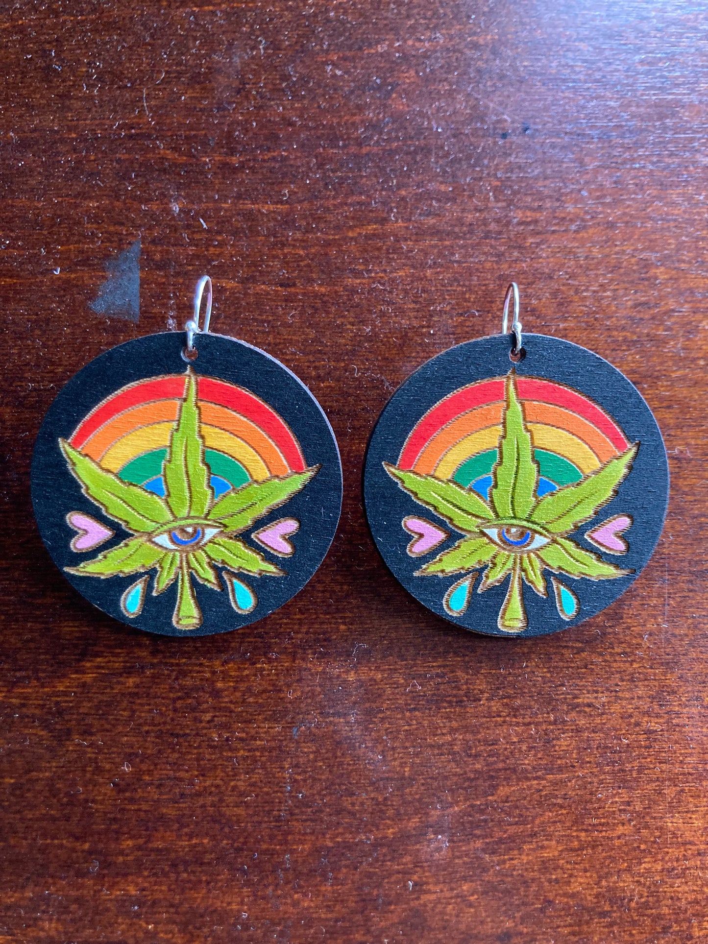 Canna Rainbow Earrings