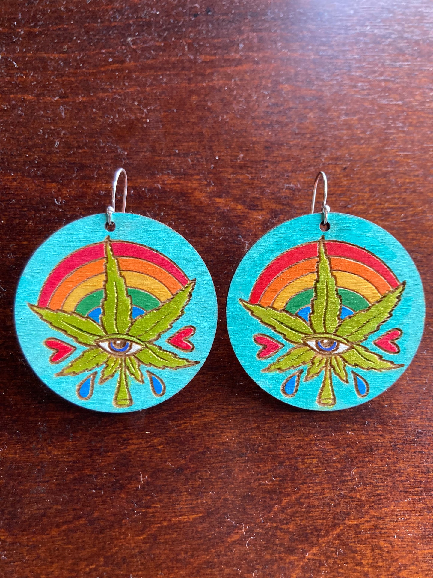 Canna Rainbow Earrings