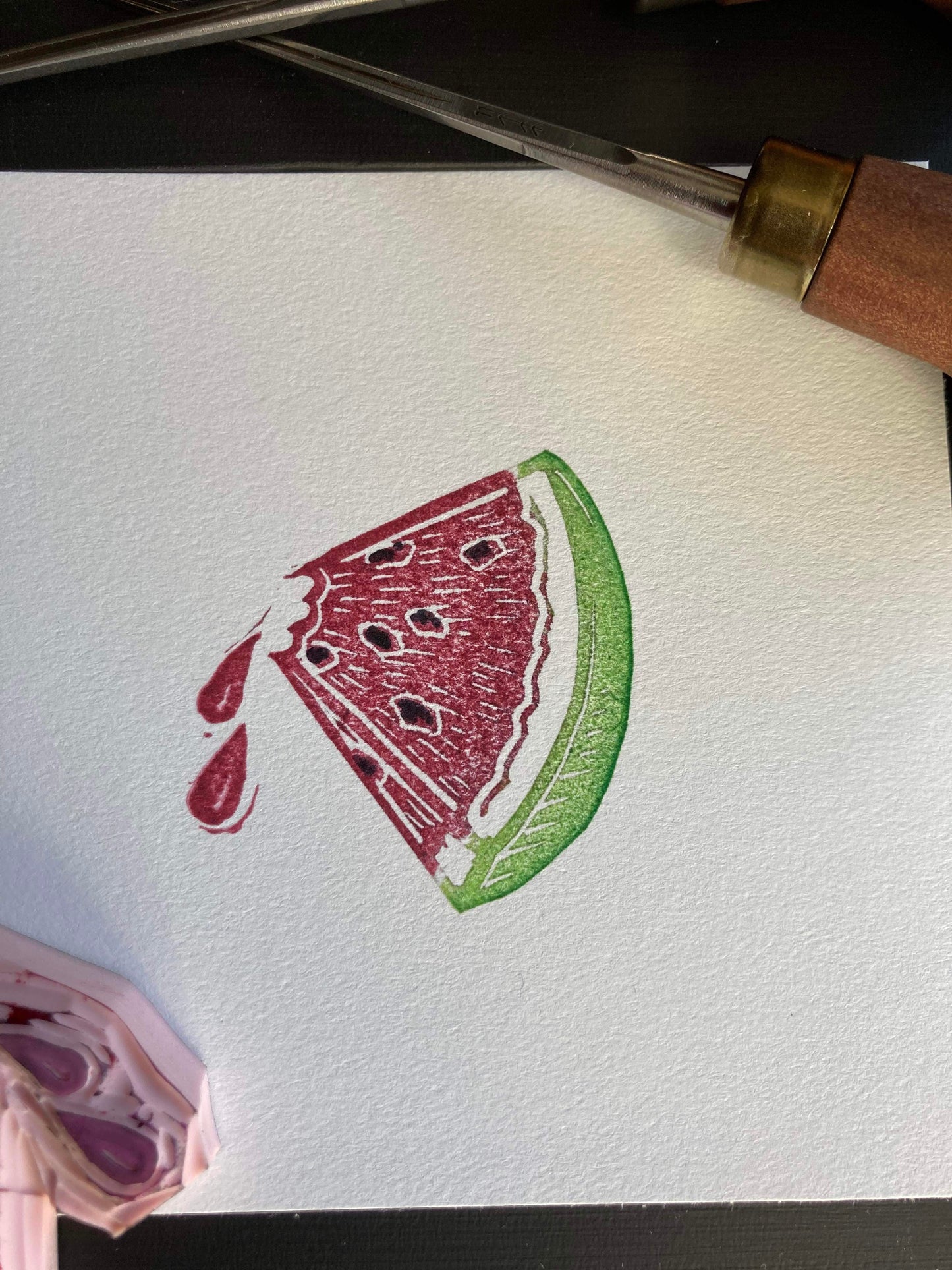 Watermelon print for Palestine