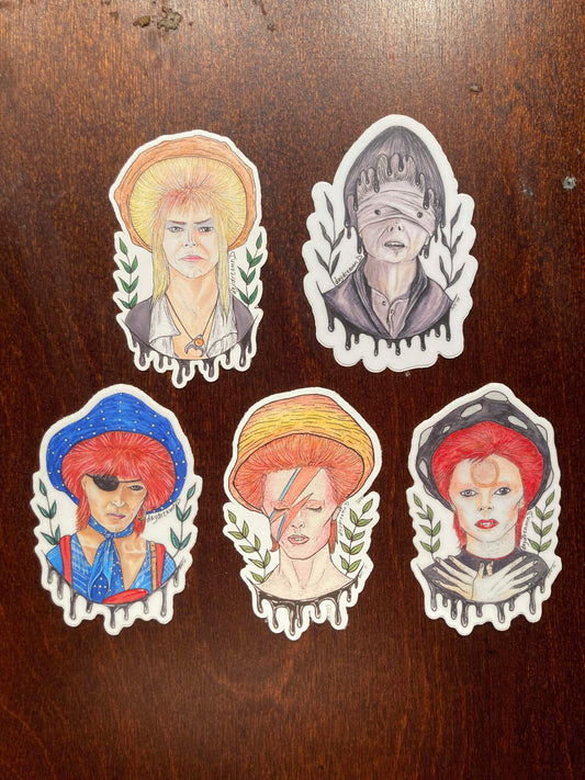 Bowie Shroom Sticker Packs