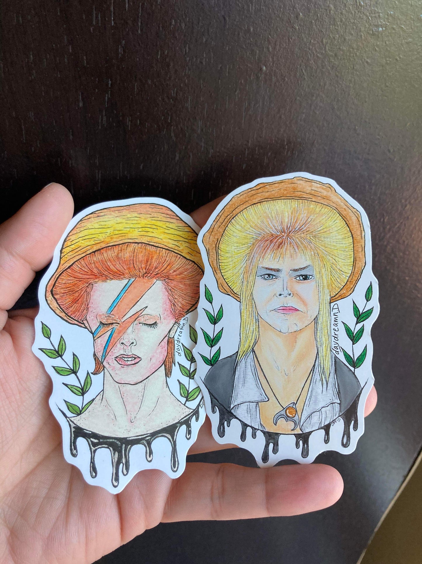 Bowie Shroom Sticker Packs