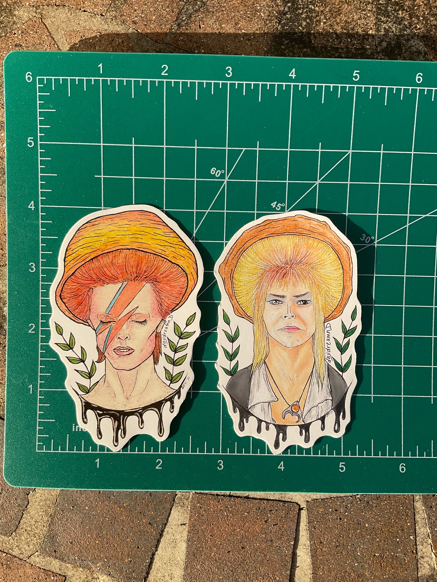 Bowie Shroom Sticker Packs