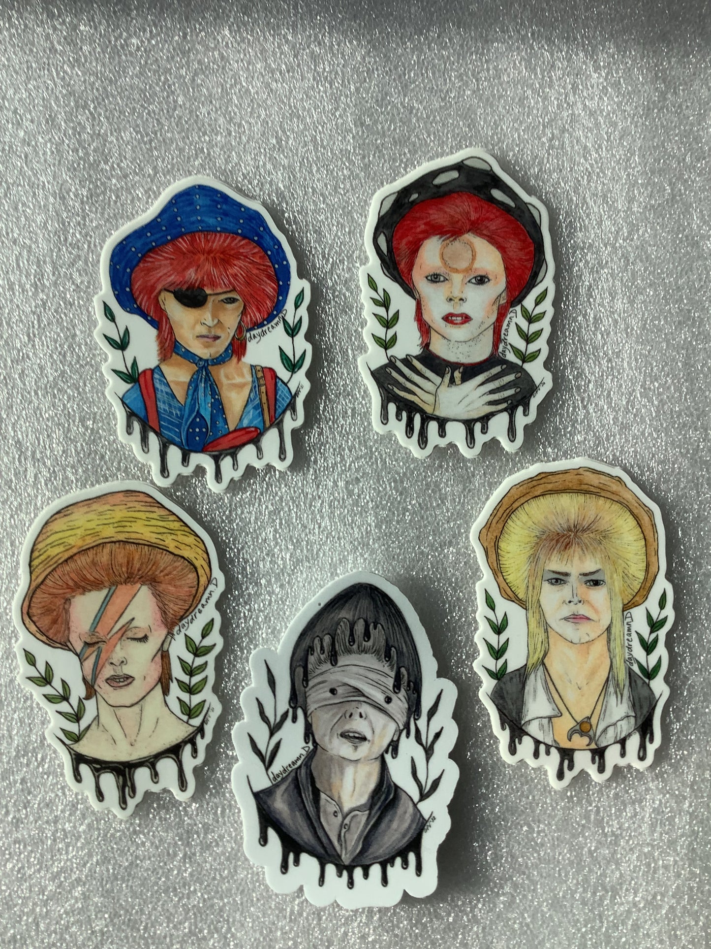 Bowie Shroom Sticker Packs