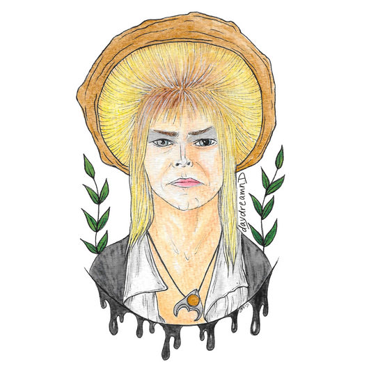 Jareth the Goblin King Mushroom Giclee Print