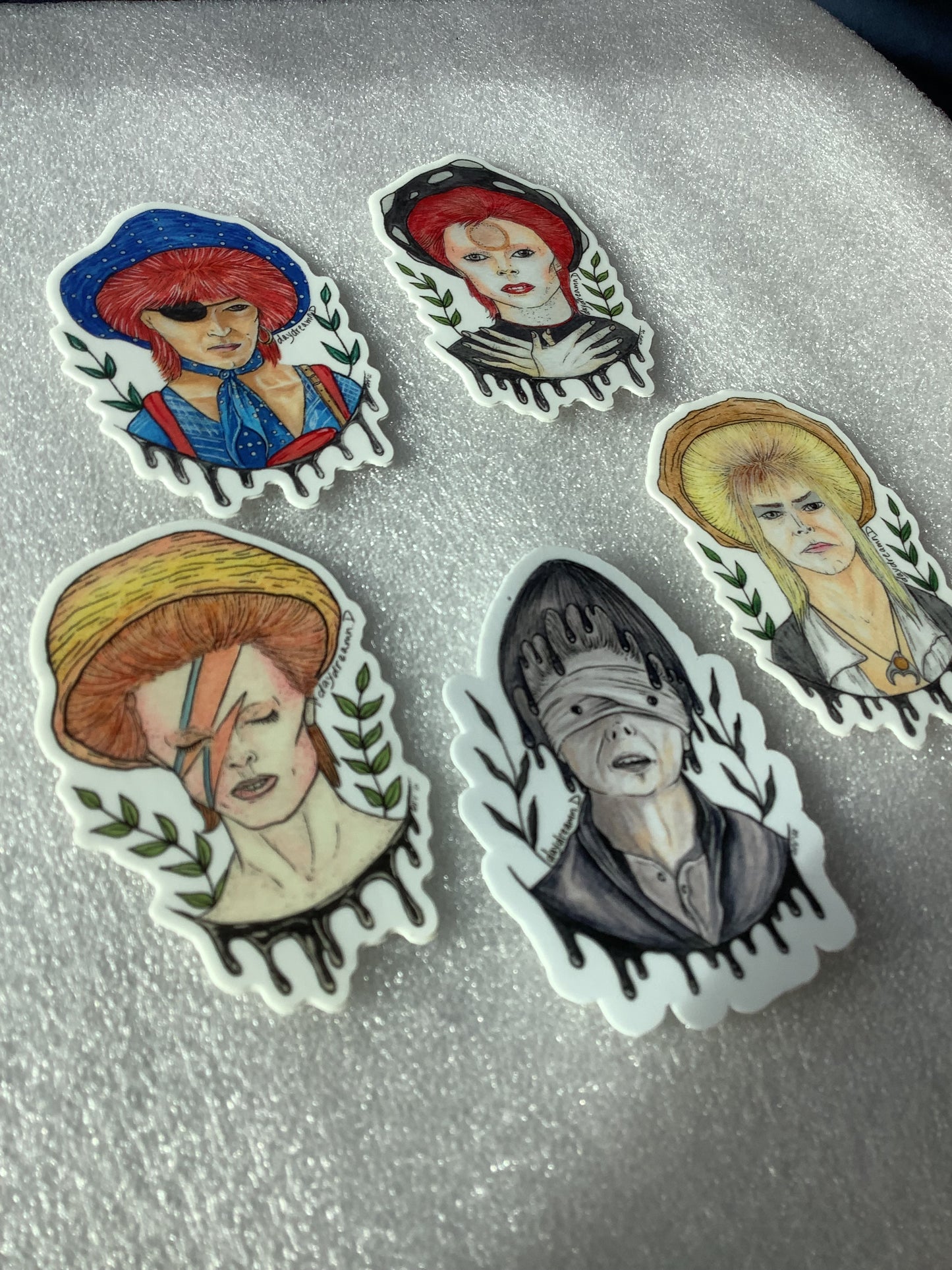 Bowie Shroom Sticker Packs