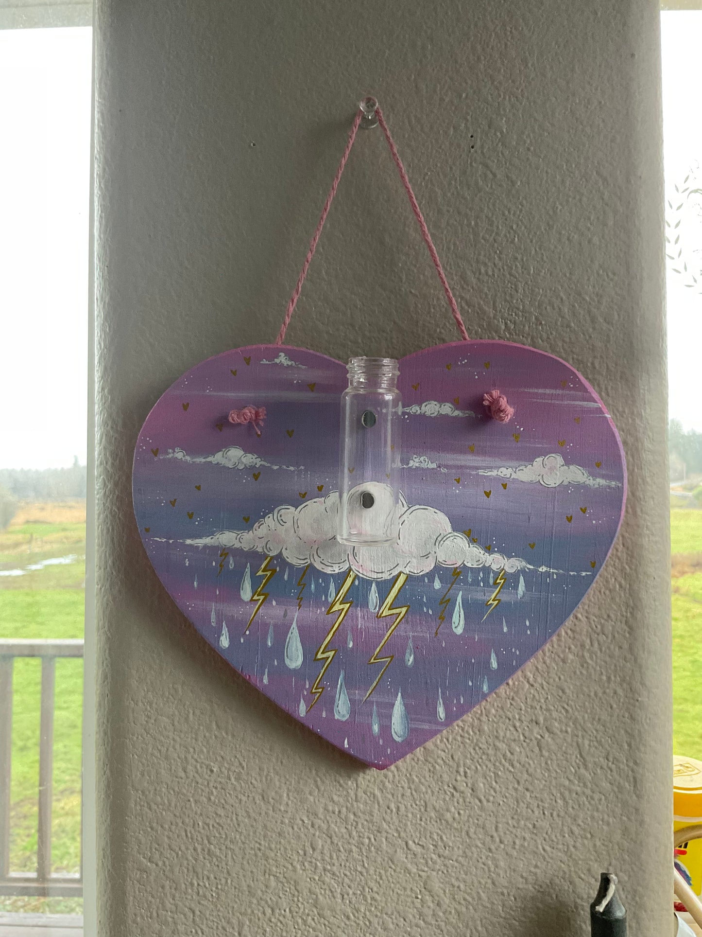 Pastel Sky Storm Cloud propagation wall hanging