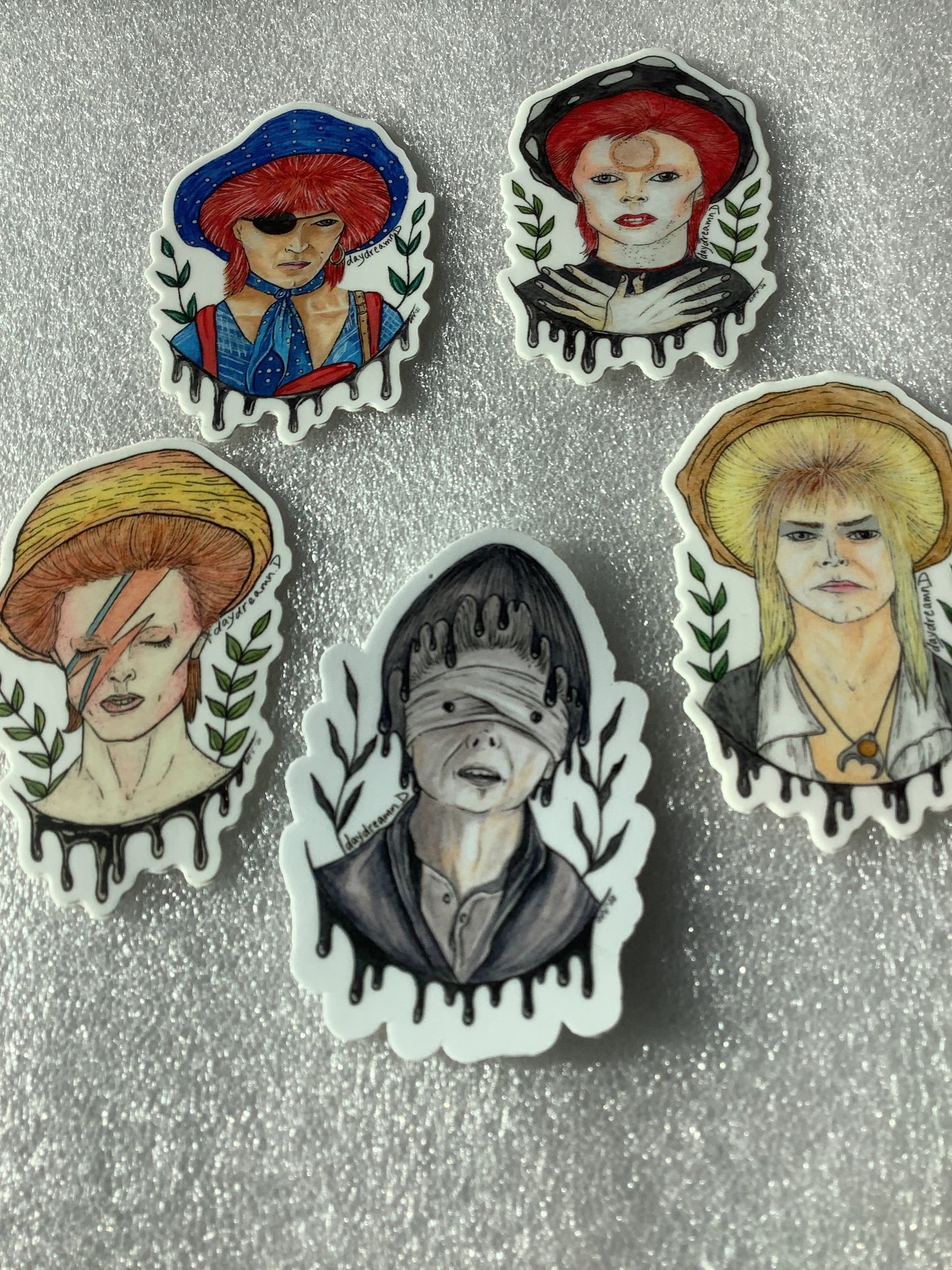 Bowie Shroom Sticker Packs