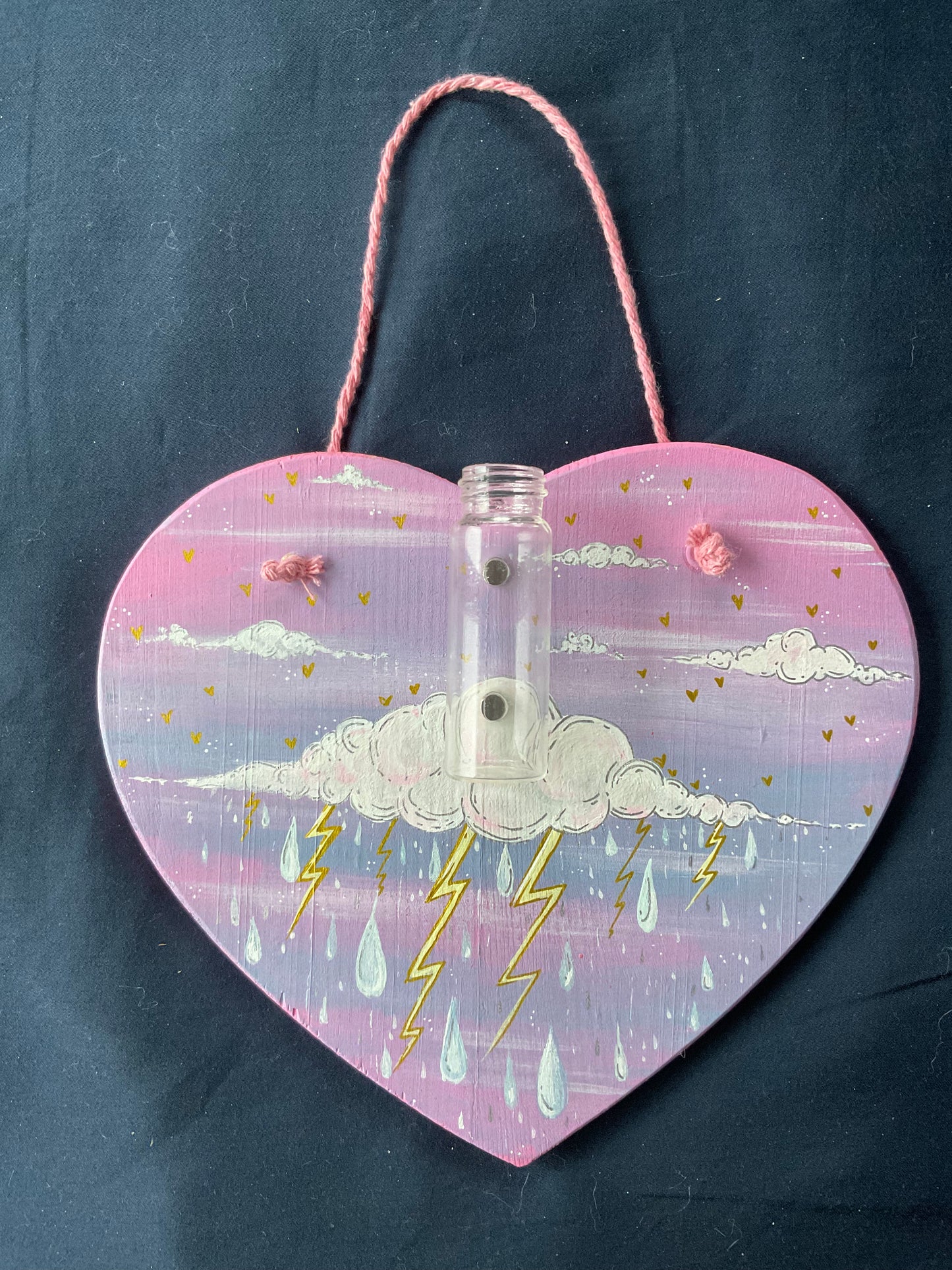 Pastel Sky Storm Cloud propagation wall hanging